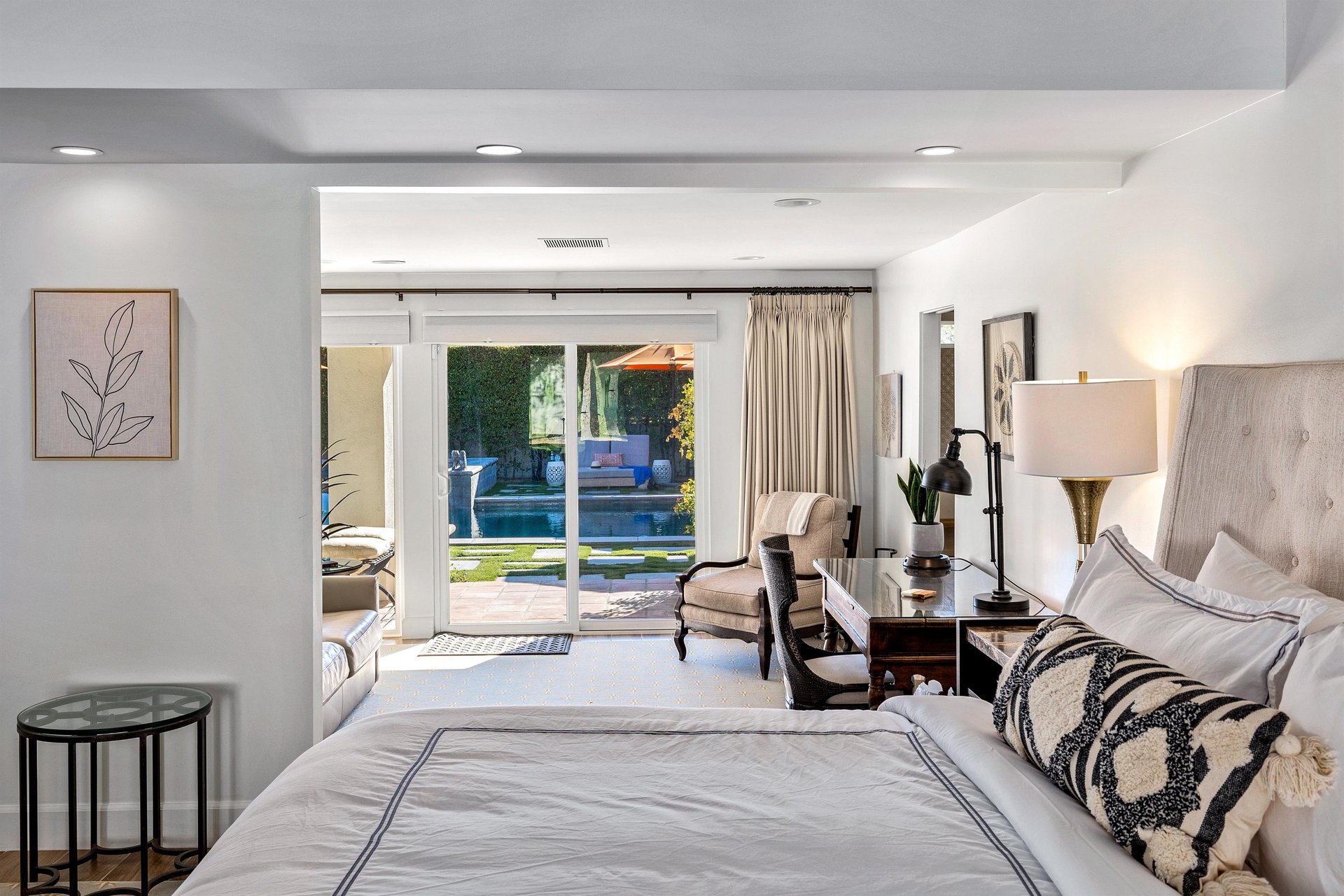 Spacious primary bedroom