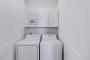 Laundry Closet in Primary King, 2nd Floor