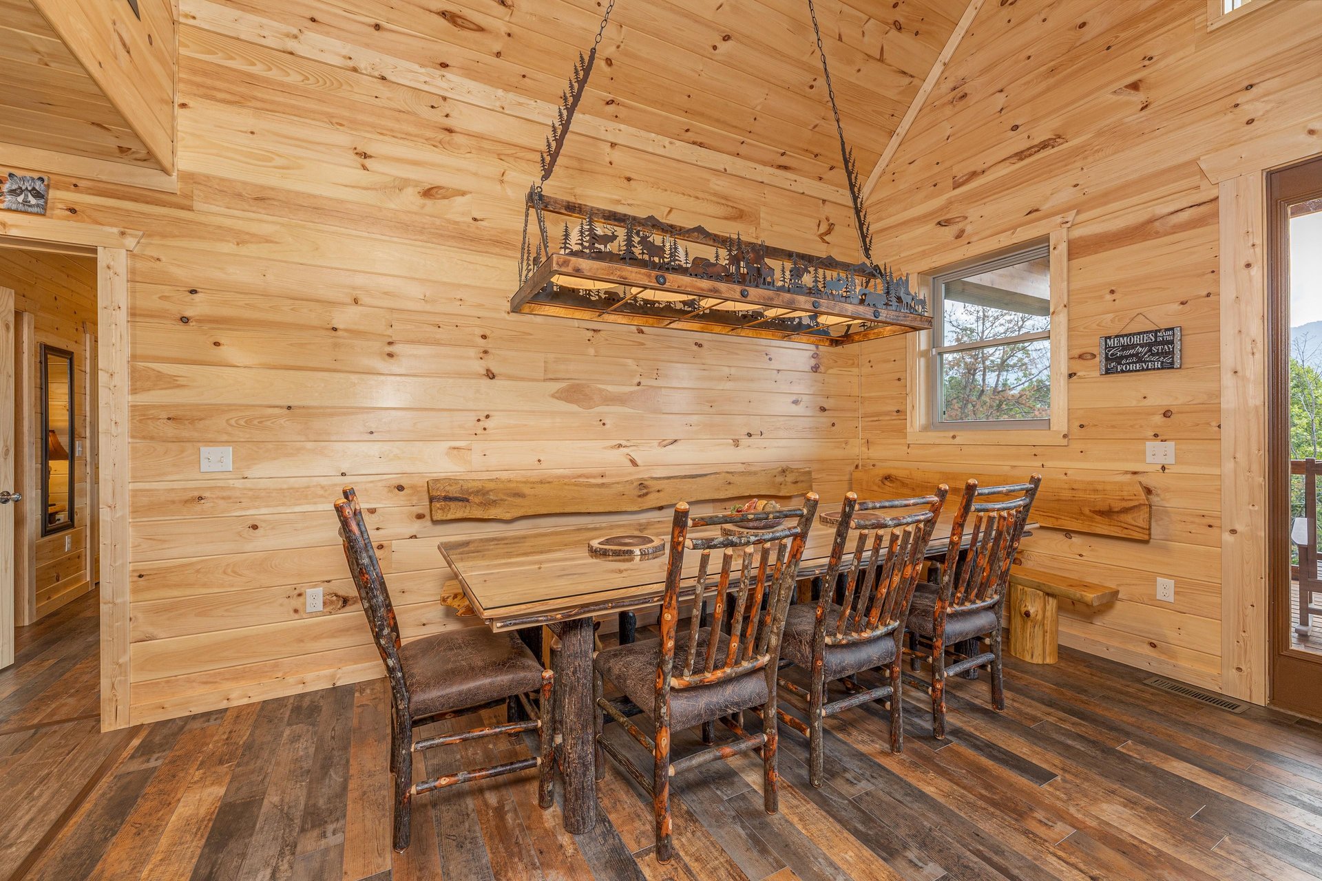 Dining table and chairs