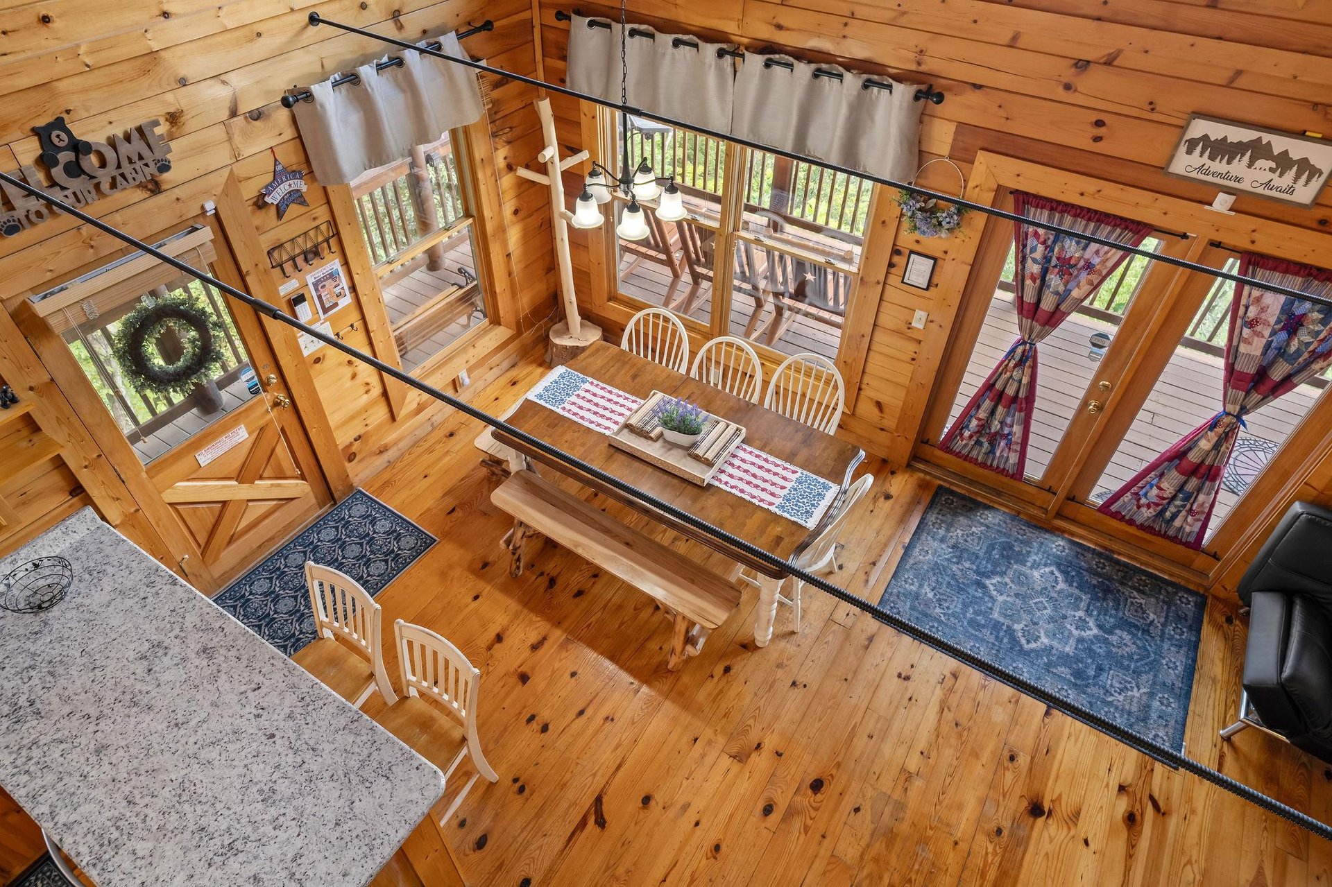 Dining room view