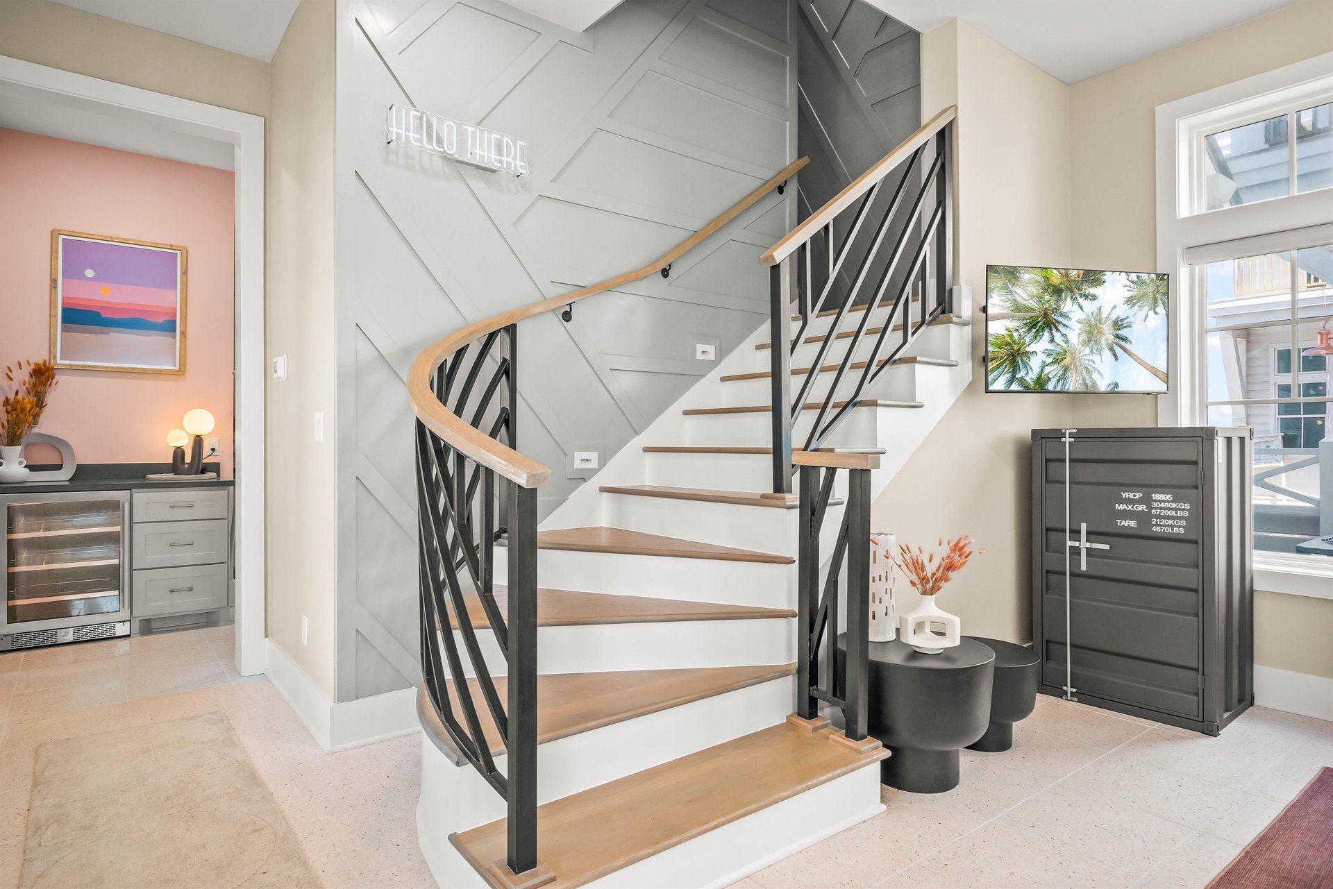 Stairs to Second Floor