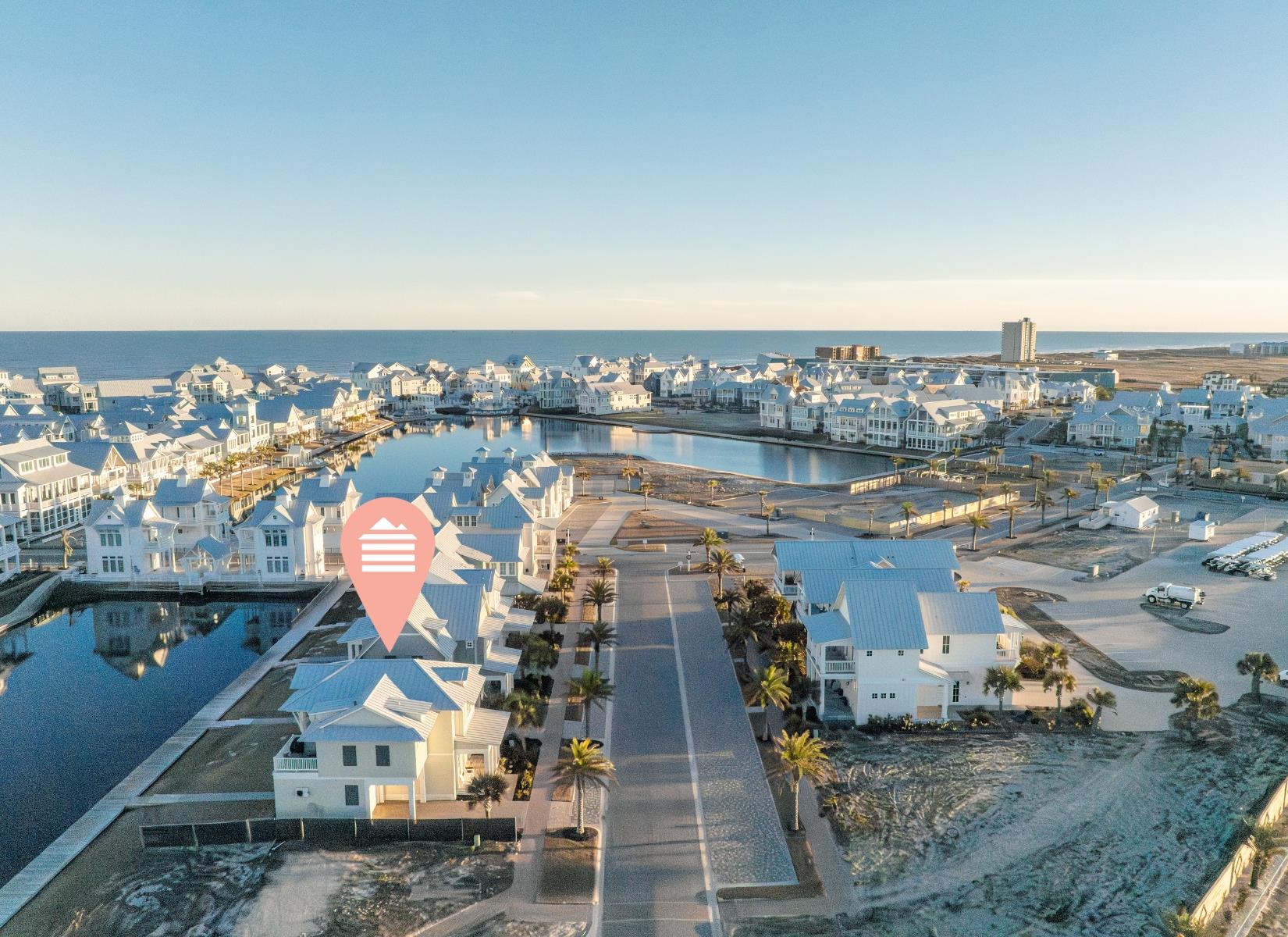 Aerial View, Location