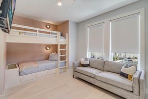 Bunk Room with Lounger  Shared Bathroom, 2nd Floor