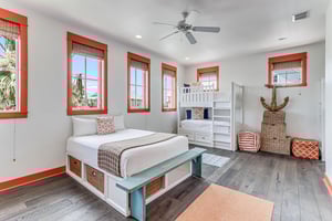 Bunk Room with 8 Twins  1 Queen, 2nd Floor