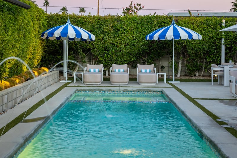 Its time for a late afternoon dip in the pool