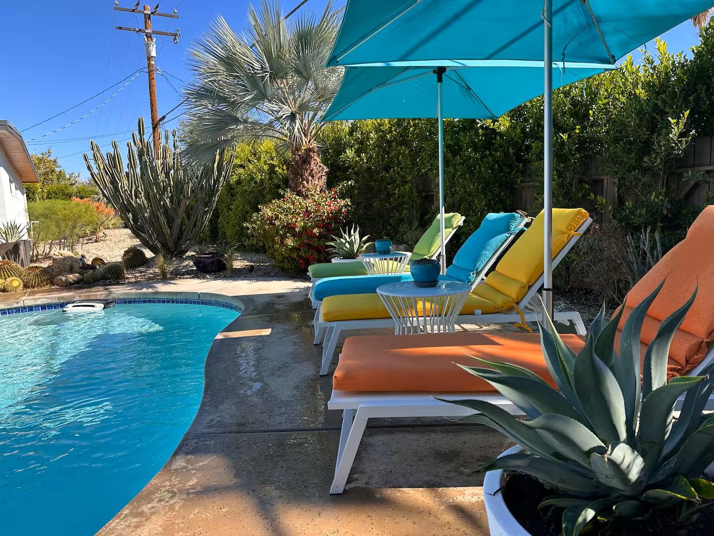 Tons of cushy lounge chairs to enjoy