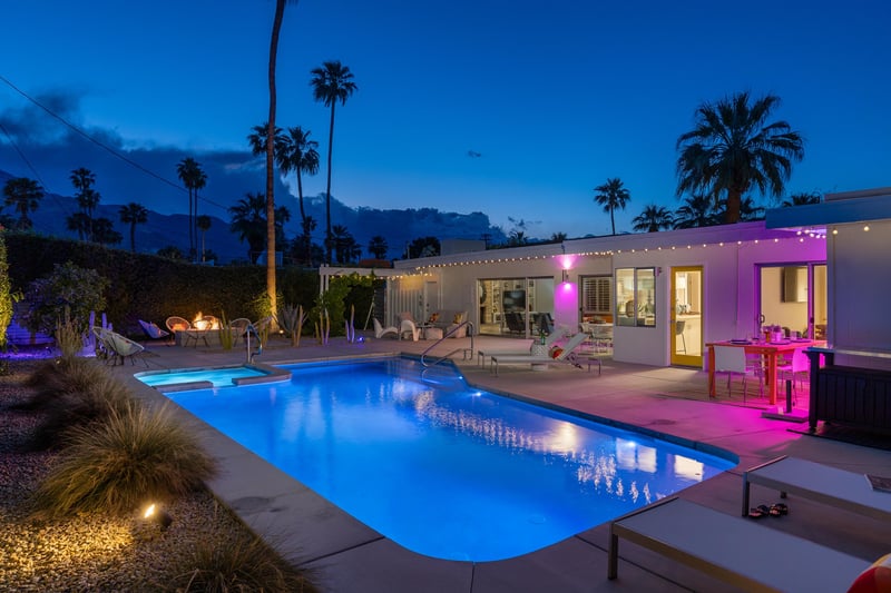 Swim under the moonlit sky