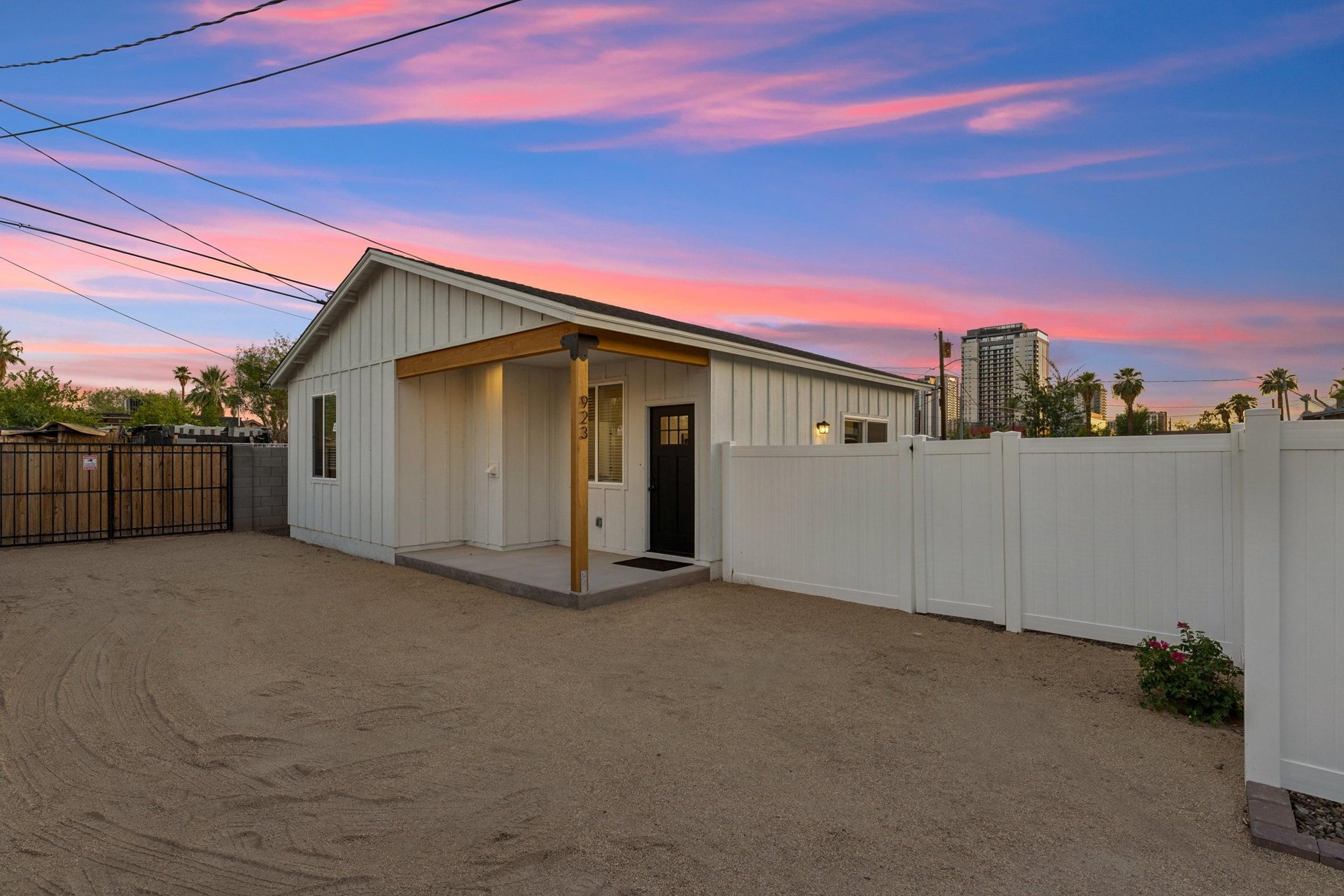 2 bedroom, 2 bathroom home with a private yard.