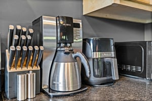 Coffee maker and air fryer