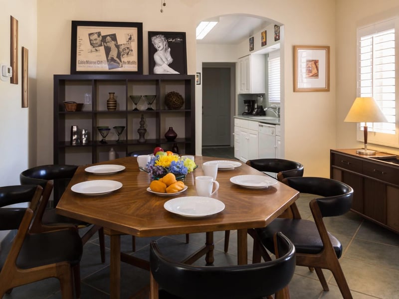 Share a meal in the gorgeous dining area