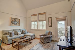 Living Area with Balcony Access