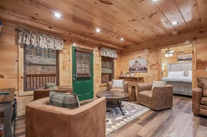 Family Room with Deck Access