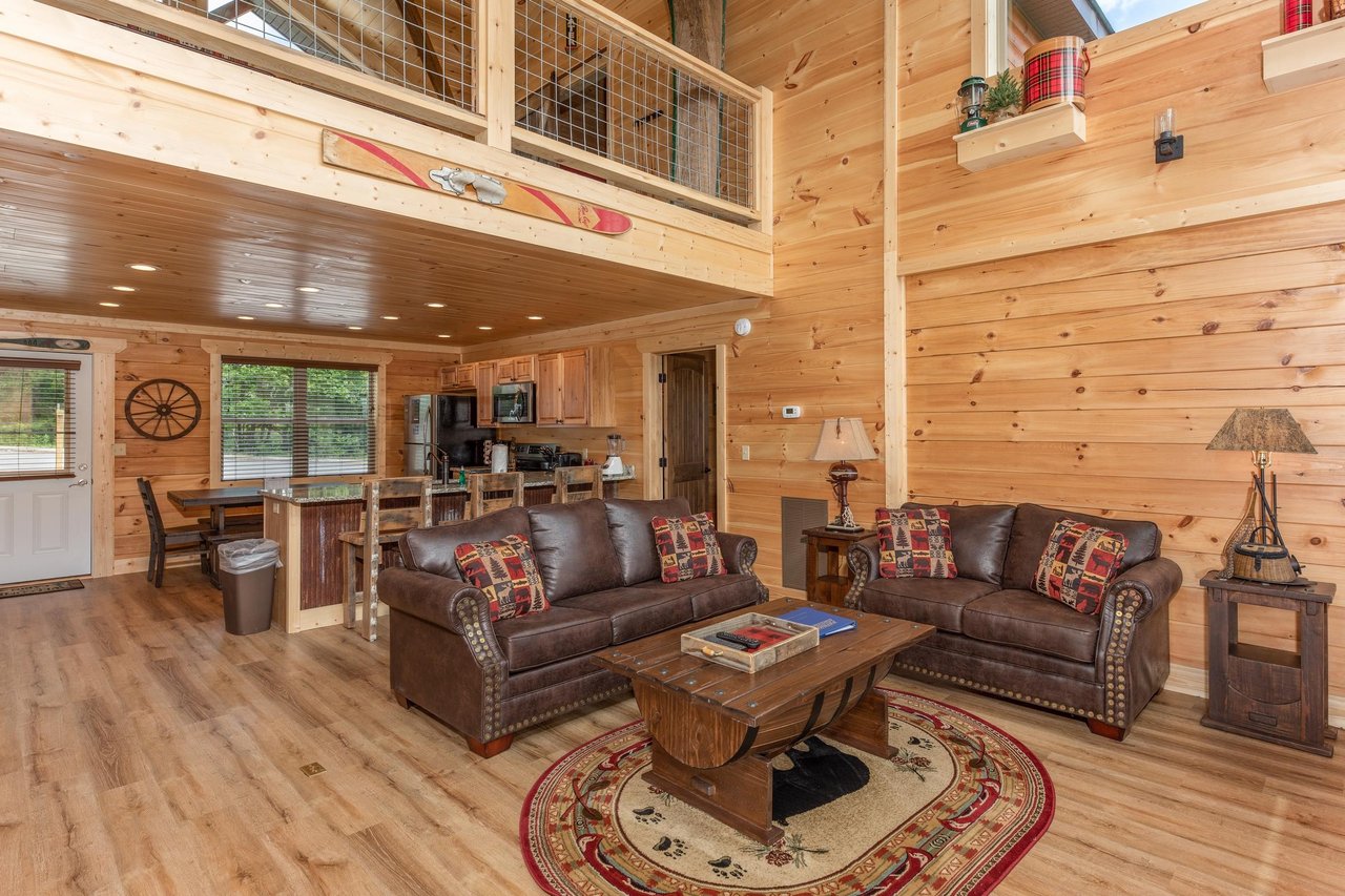 Living room seating with sofa bed