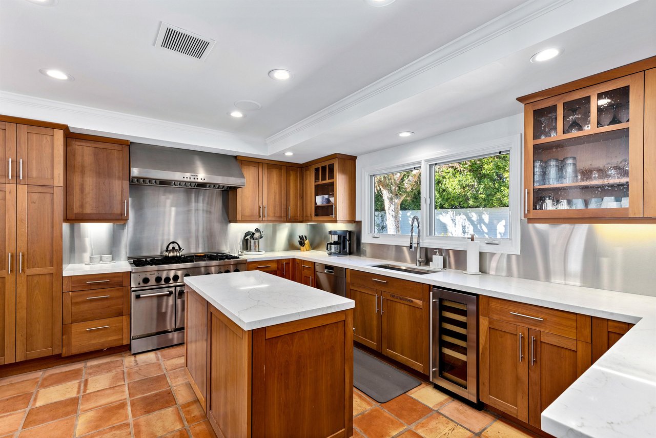 Fully stocked kitchen