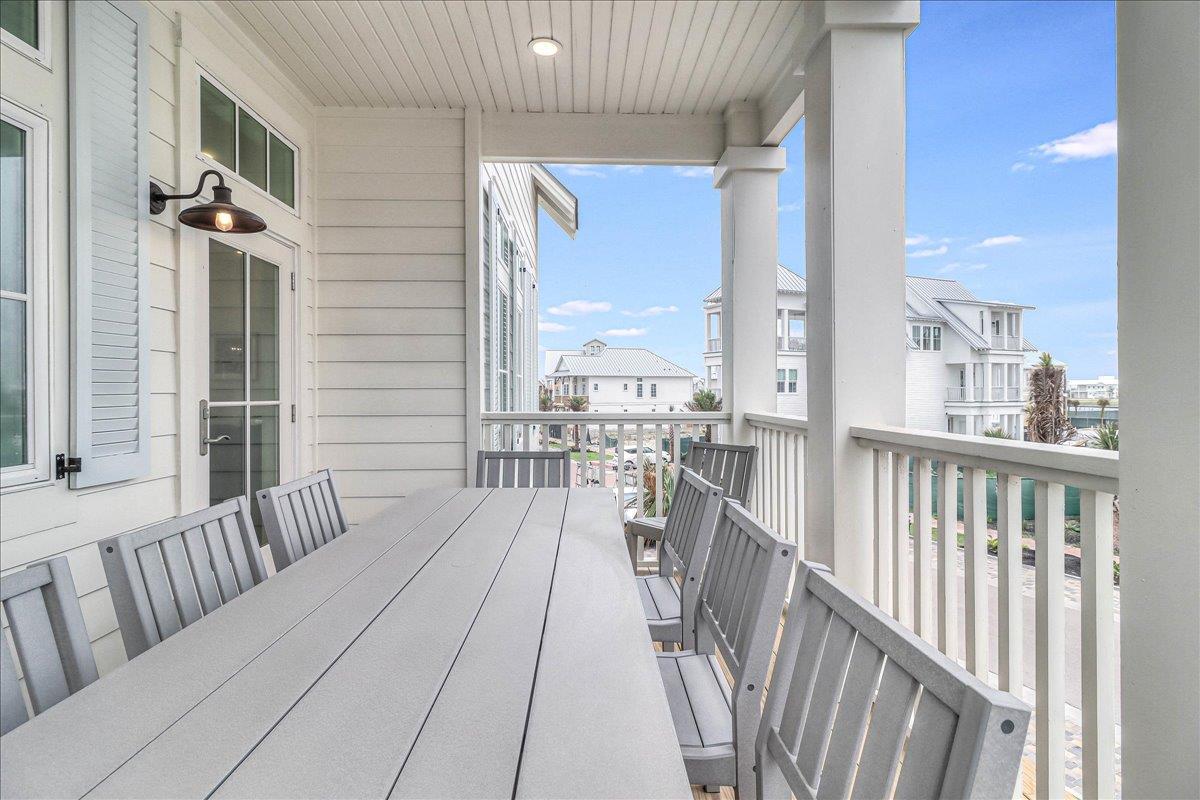 Dining Balcony in Front, 2nd Floor