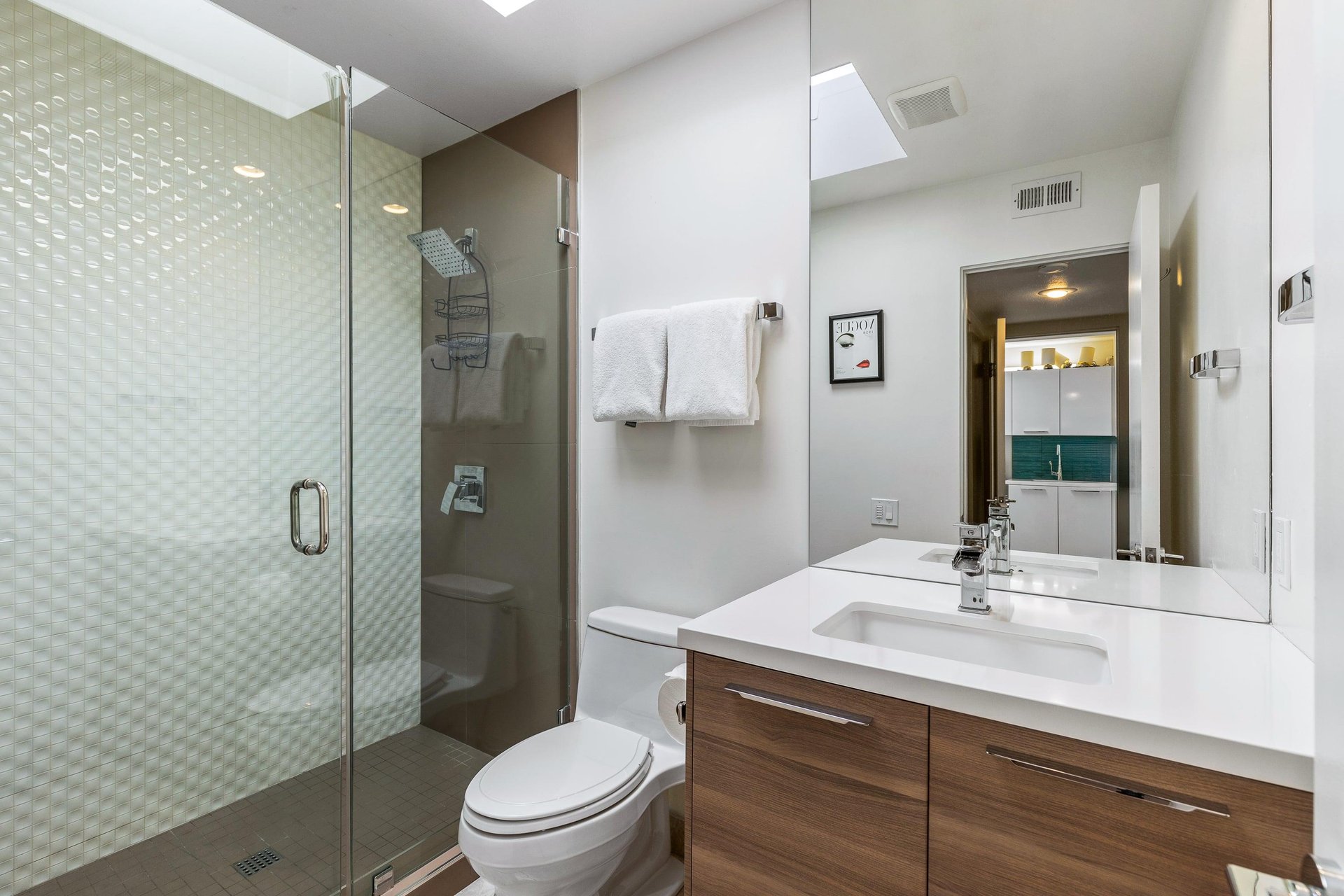 Walk in shower