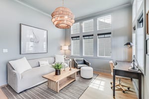 2nd Floor, Living Room and Office