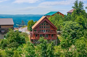 Back of Peaceful Feeling cabin