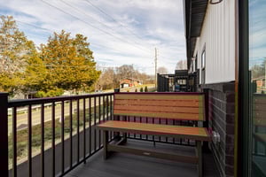 Deck Bench at Hickory Haven