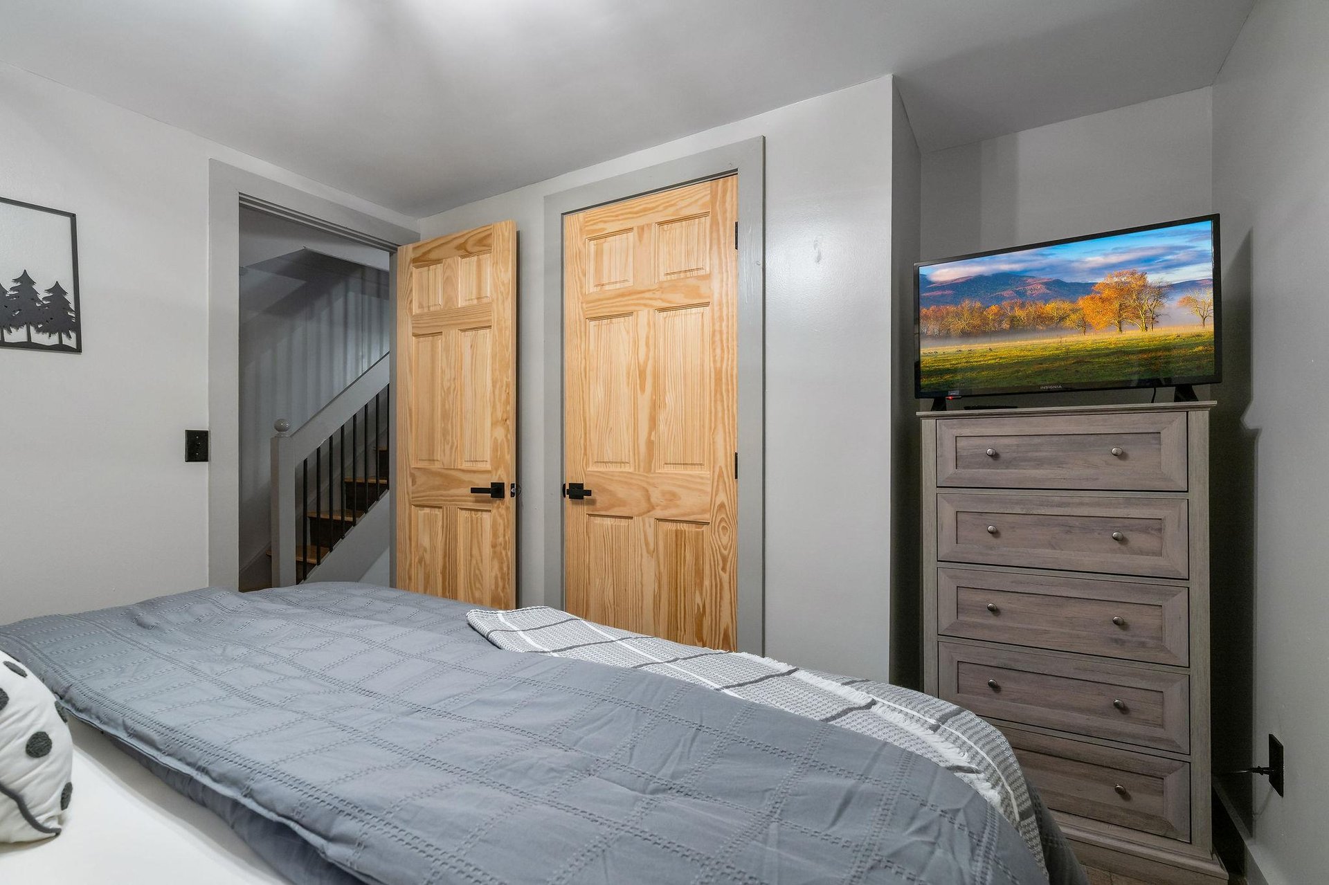 Chest, TV and Closet