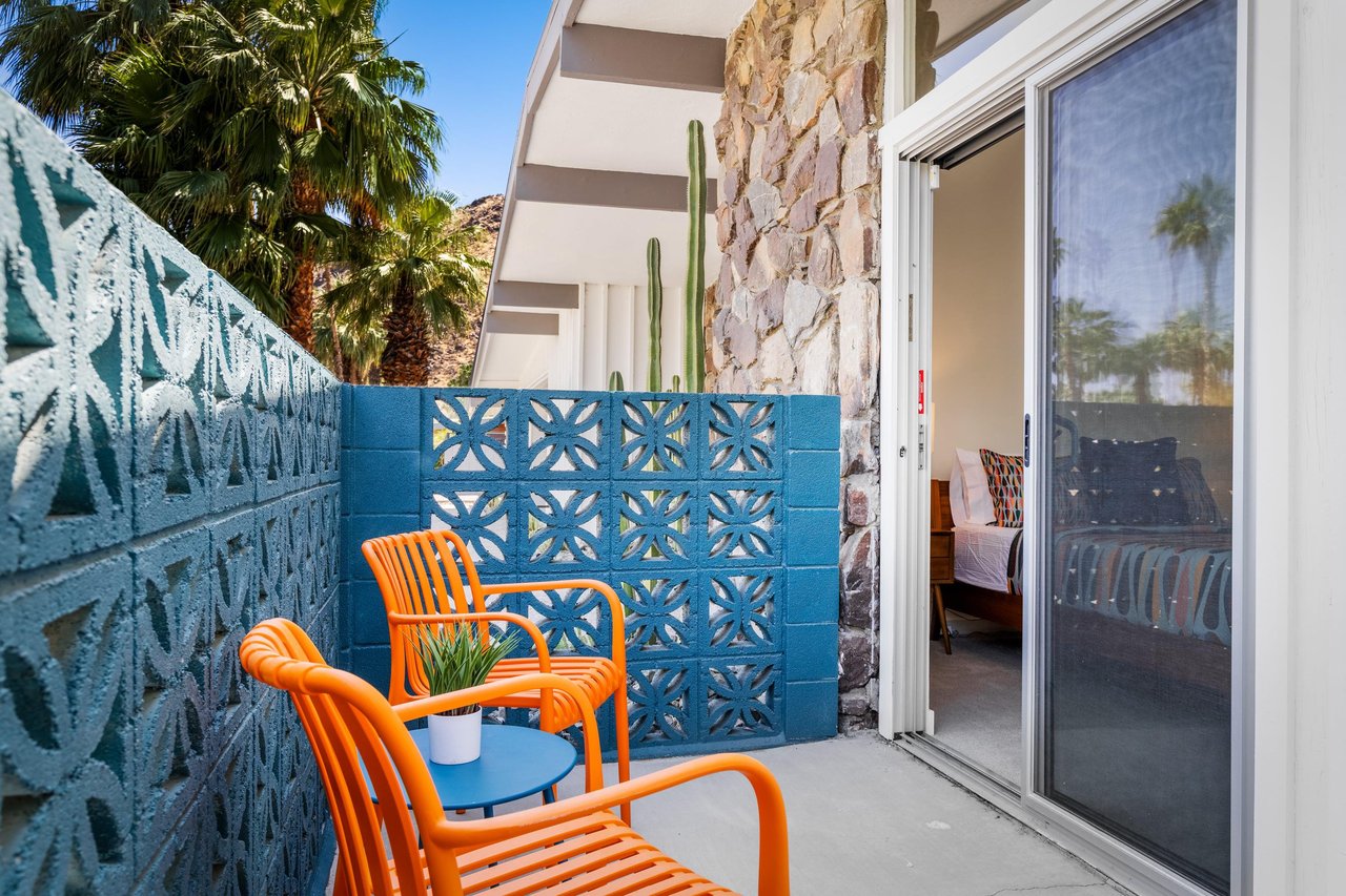 Private patio.