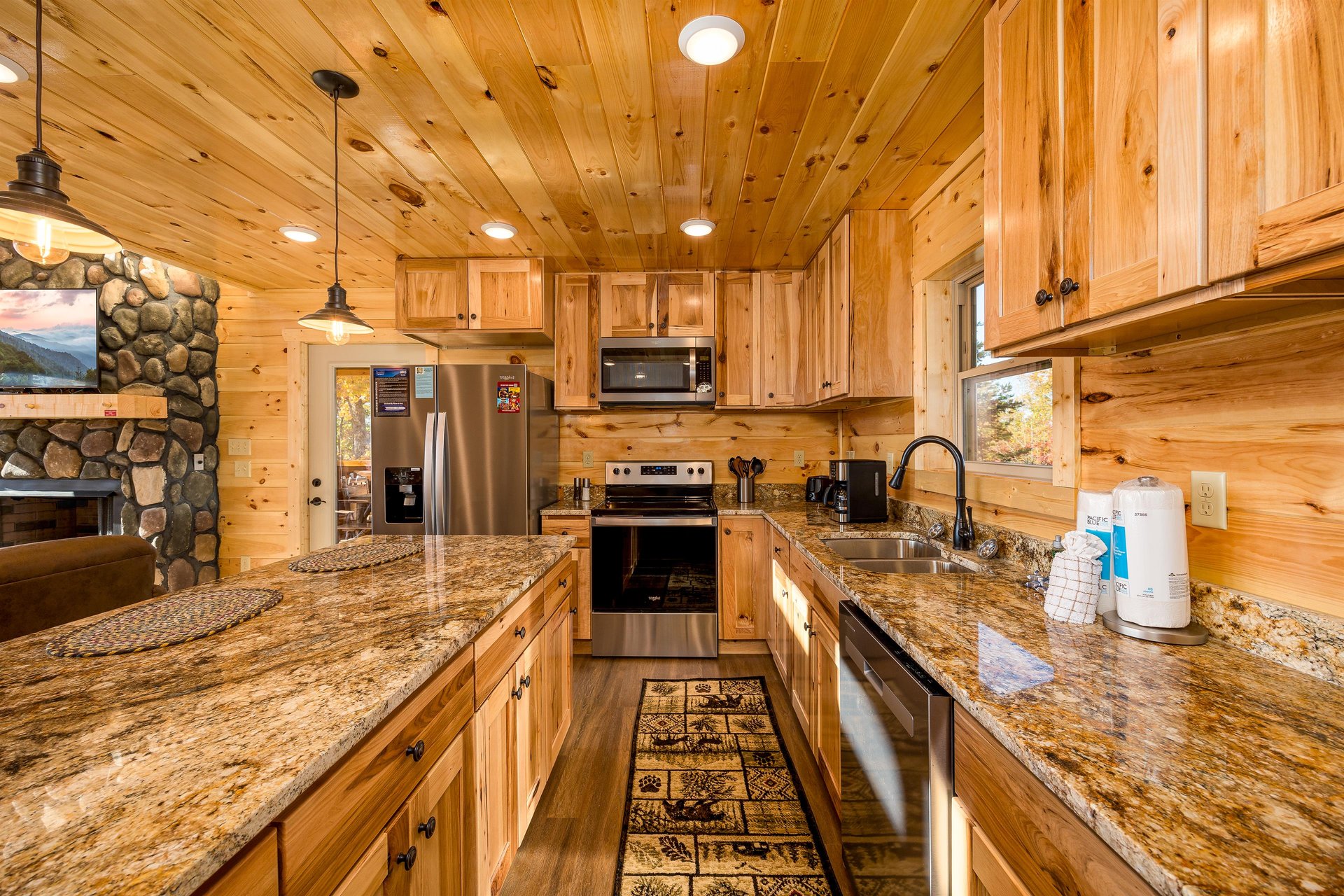 Equipped with full size appliance