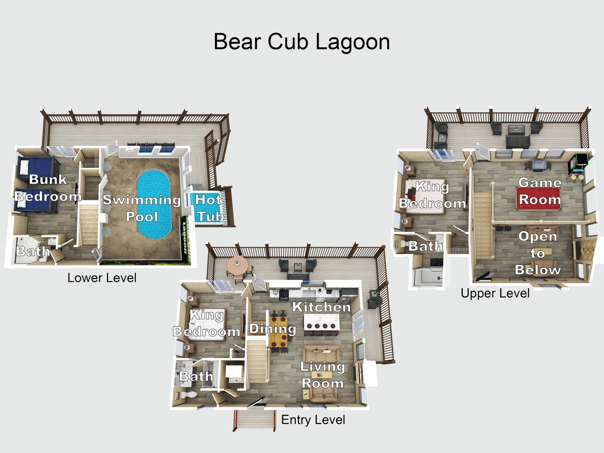 Bear Cub Lagoon Floor Plan