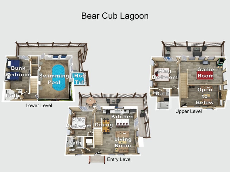 Bear Cub Lagoon Floor Plan