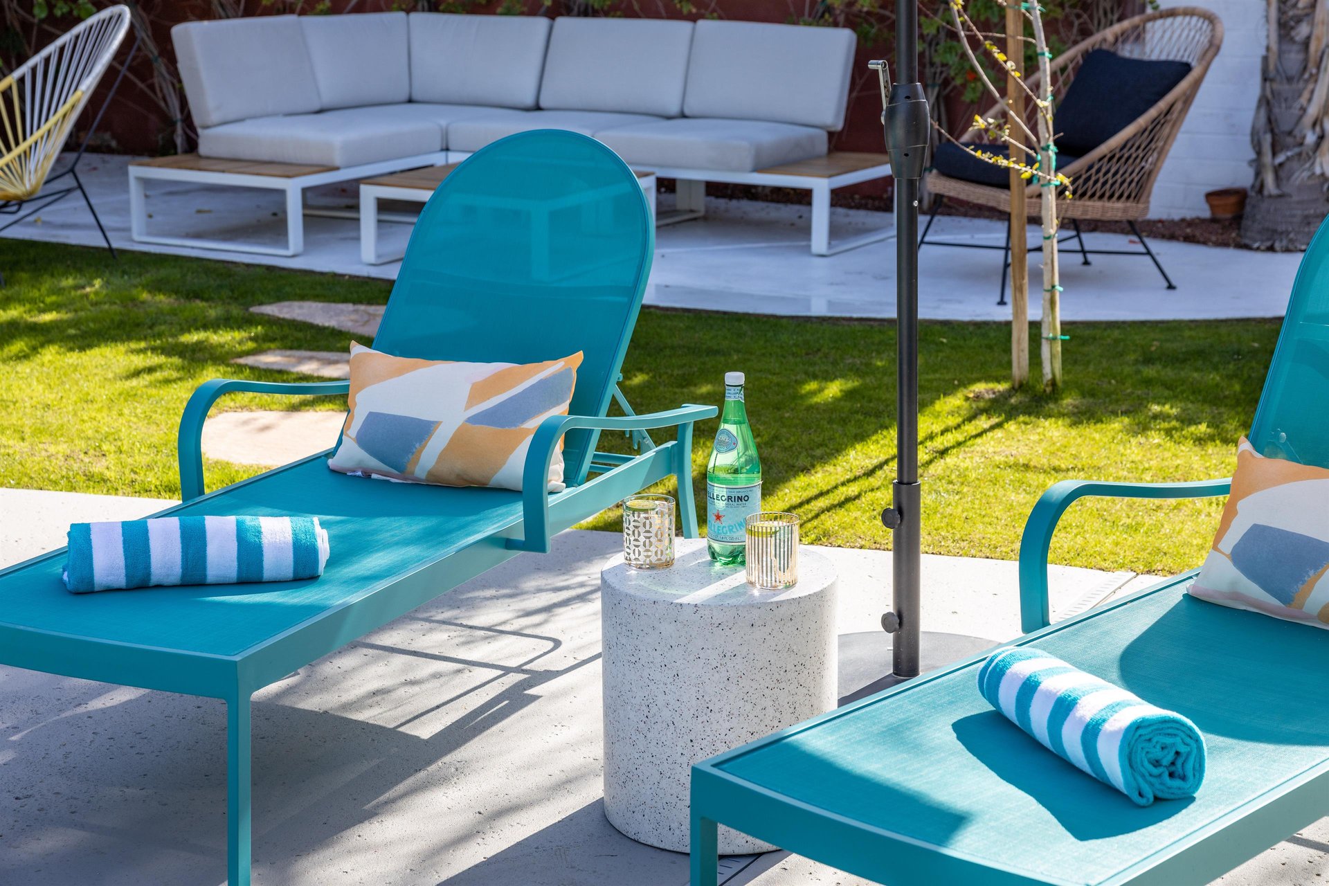 Recline by the pool
