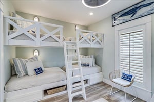 1 TwinTwin  2 Extra Short Twin Bunk Bedroom, 2nd Floor