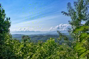 mountain views from angels majestic view a 3 bedroom cabin rental located in pigeon forge