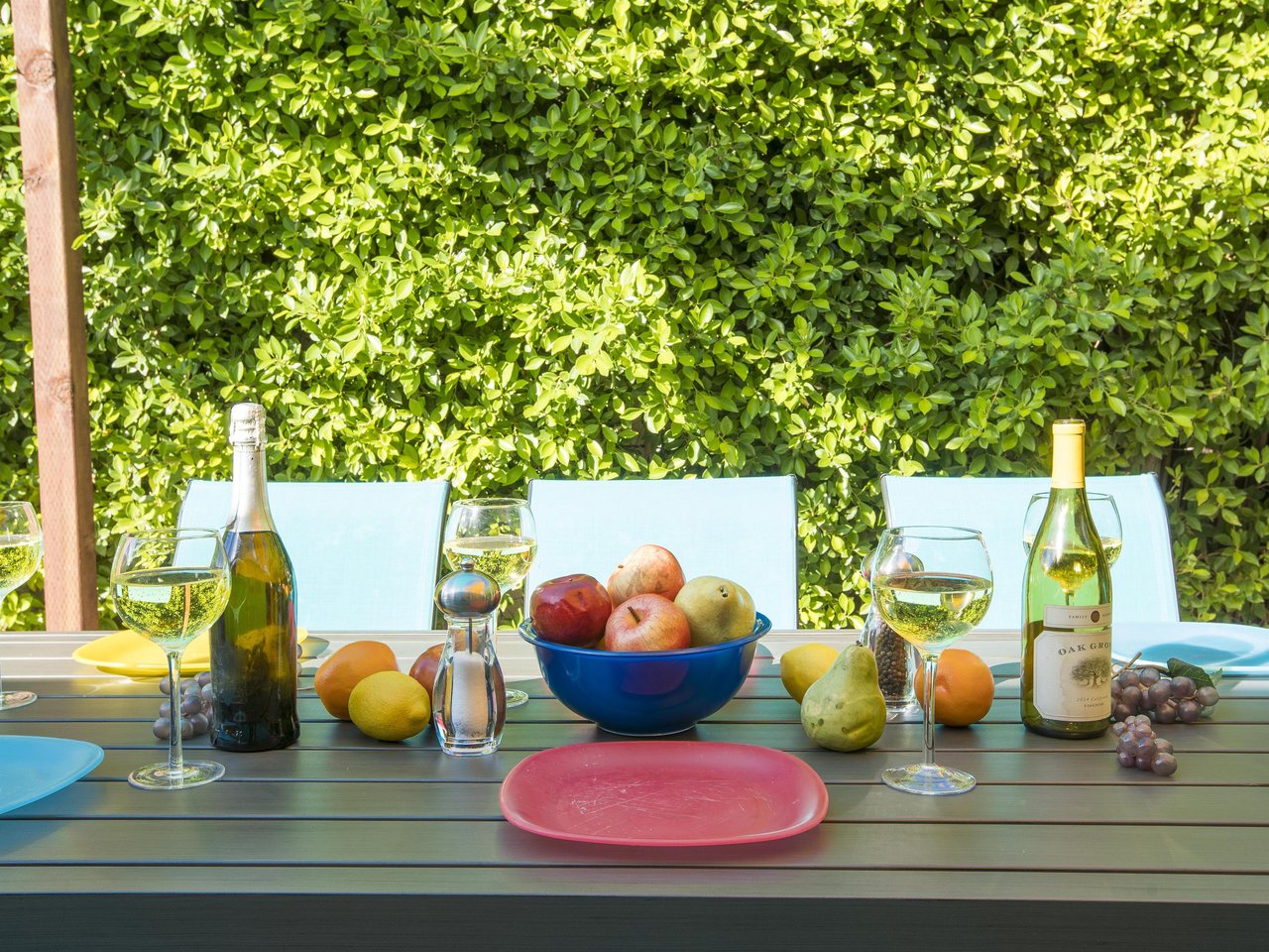 Enjoy alfresco dining