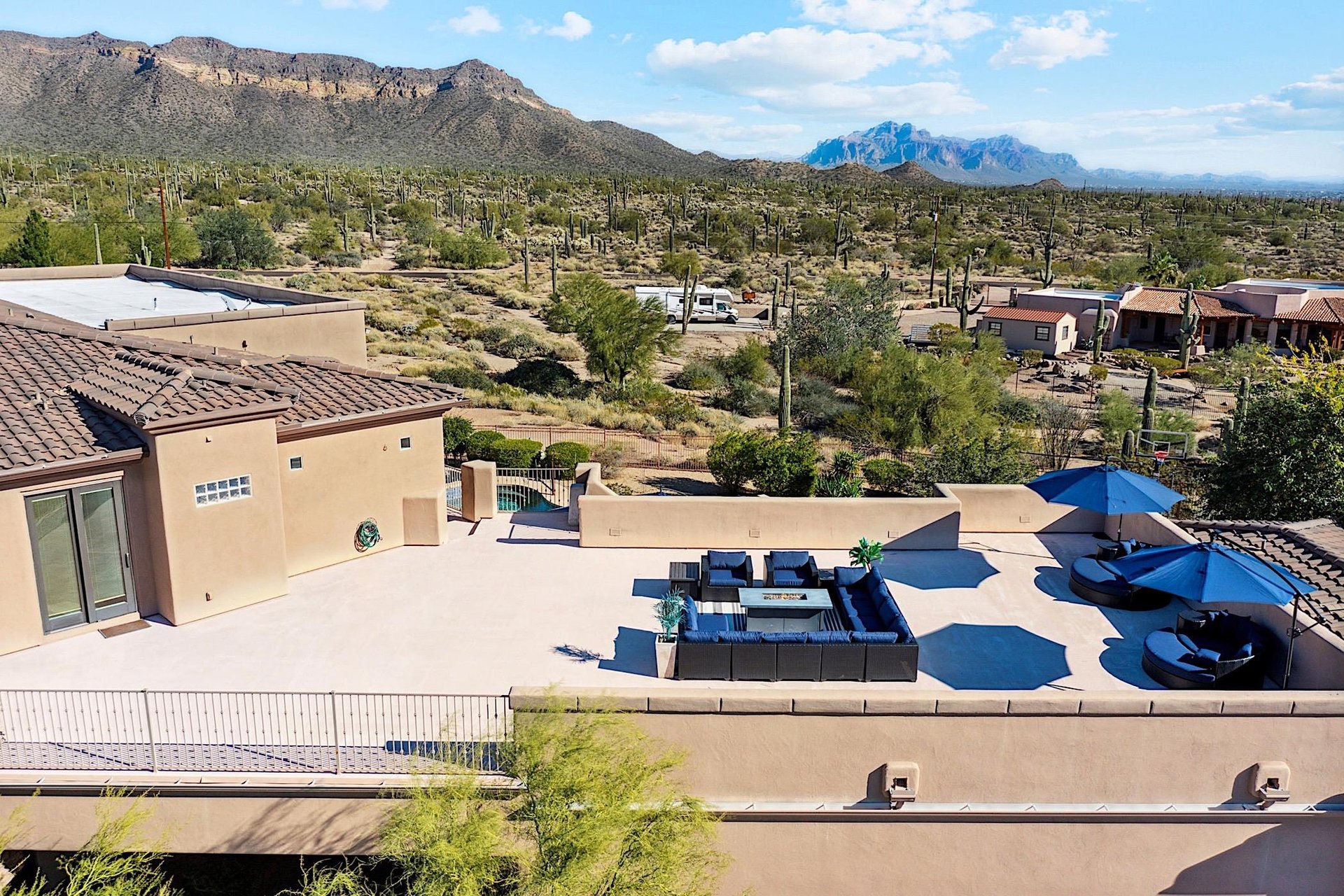 Rooftop patio