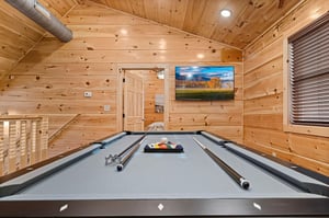 Pool TableTV Area