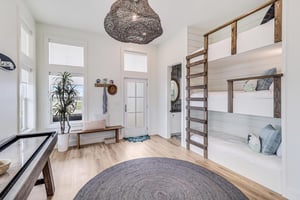 Secondary Living Area with Triple Twin Bunk and Queen PullOut C