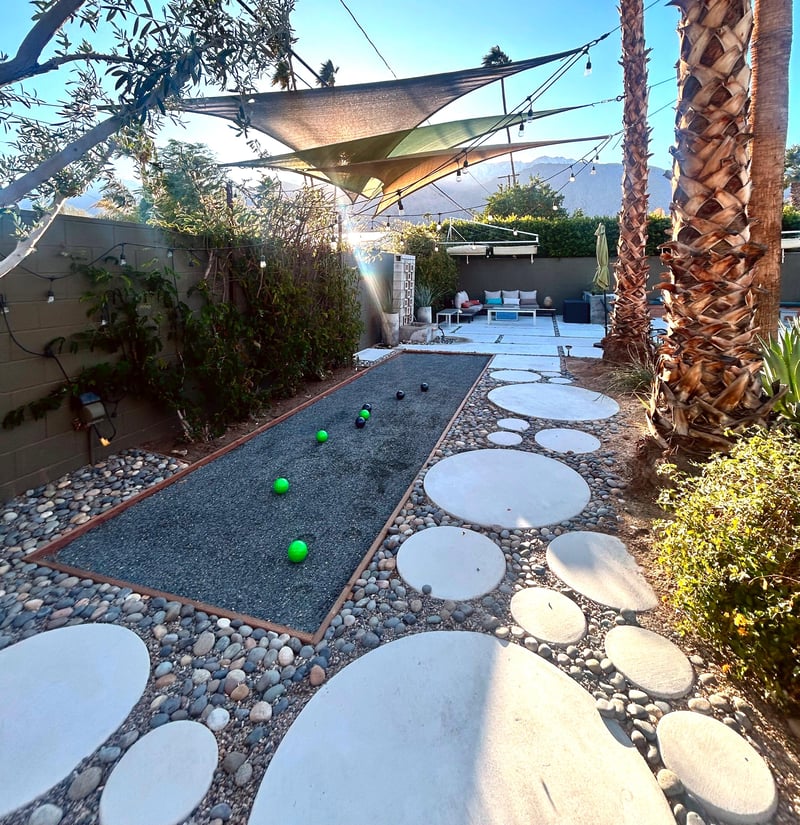 Enjoy playing Bocce ball with friends and family