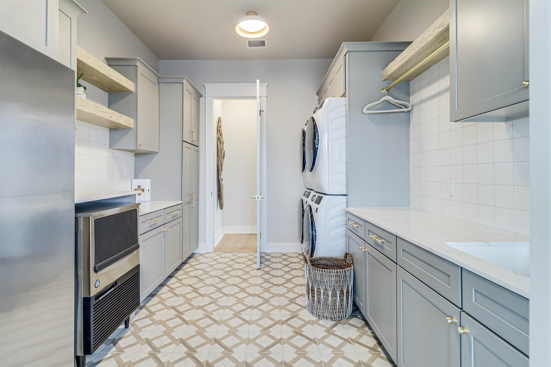 Utility Room With FullSize Fridge  Ice Machine, 1st Floor