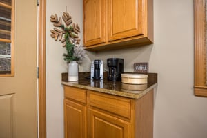 Kitchen w coffee maker