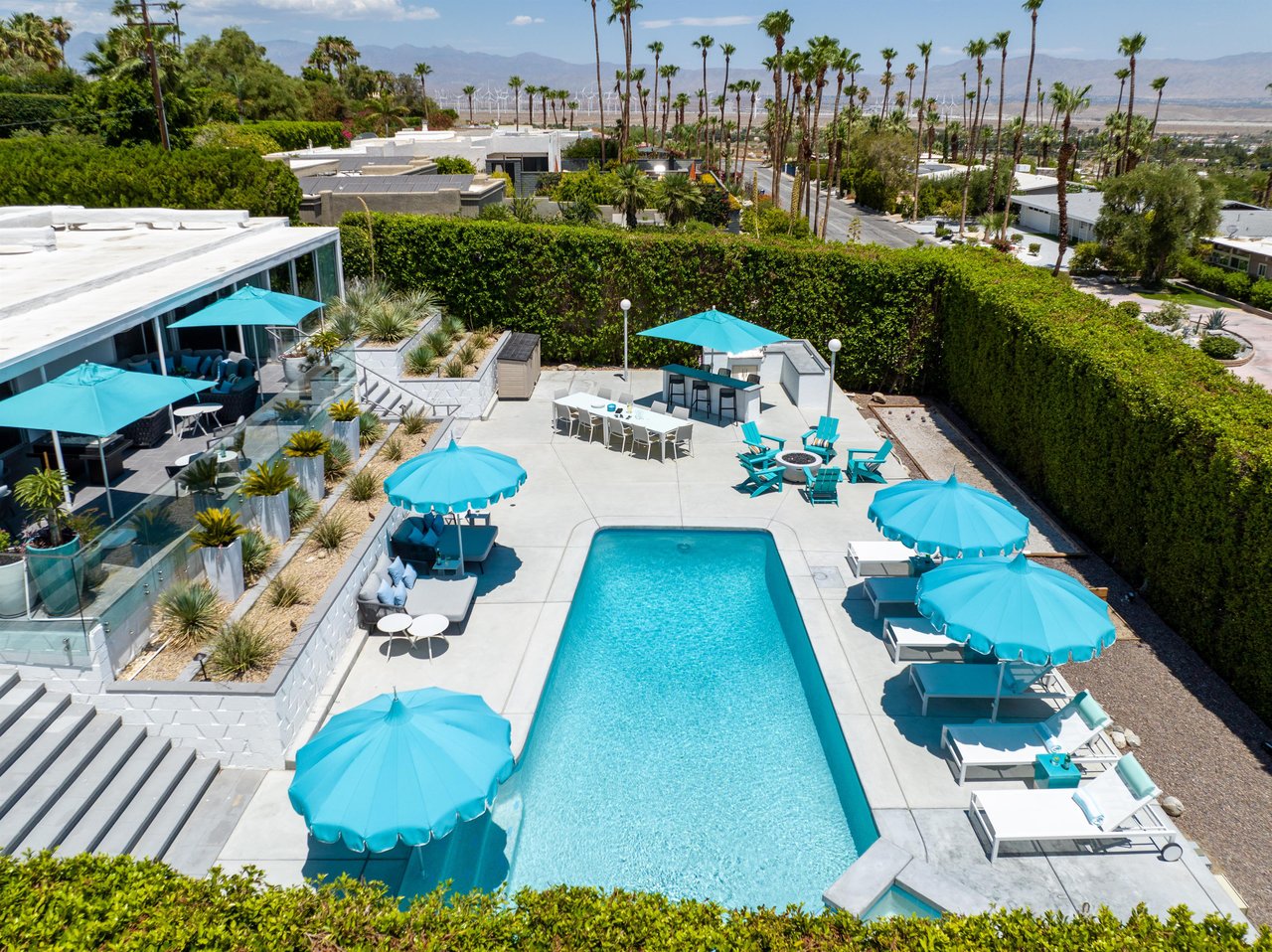 Aerial View Of The Pool