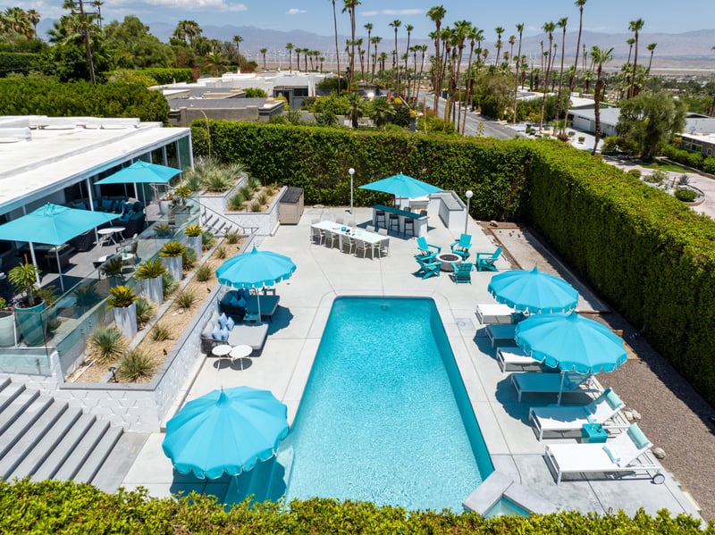 Aerial View Of The Pool