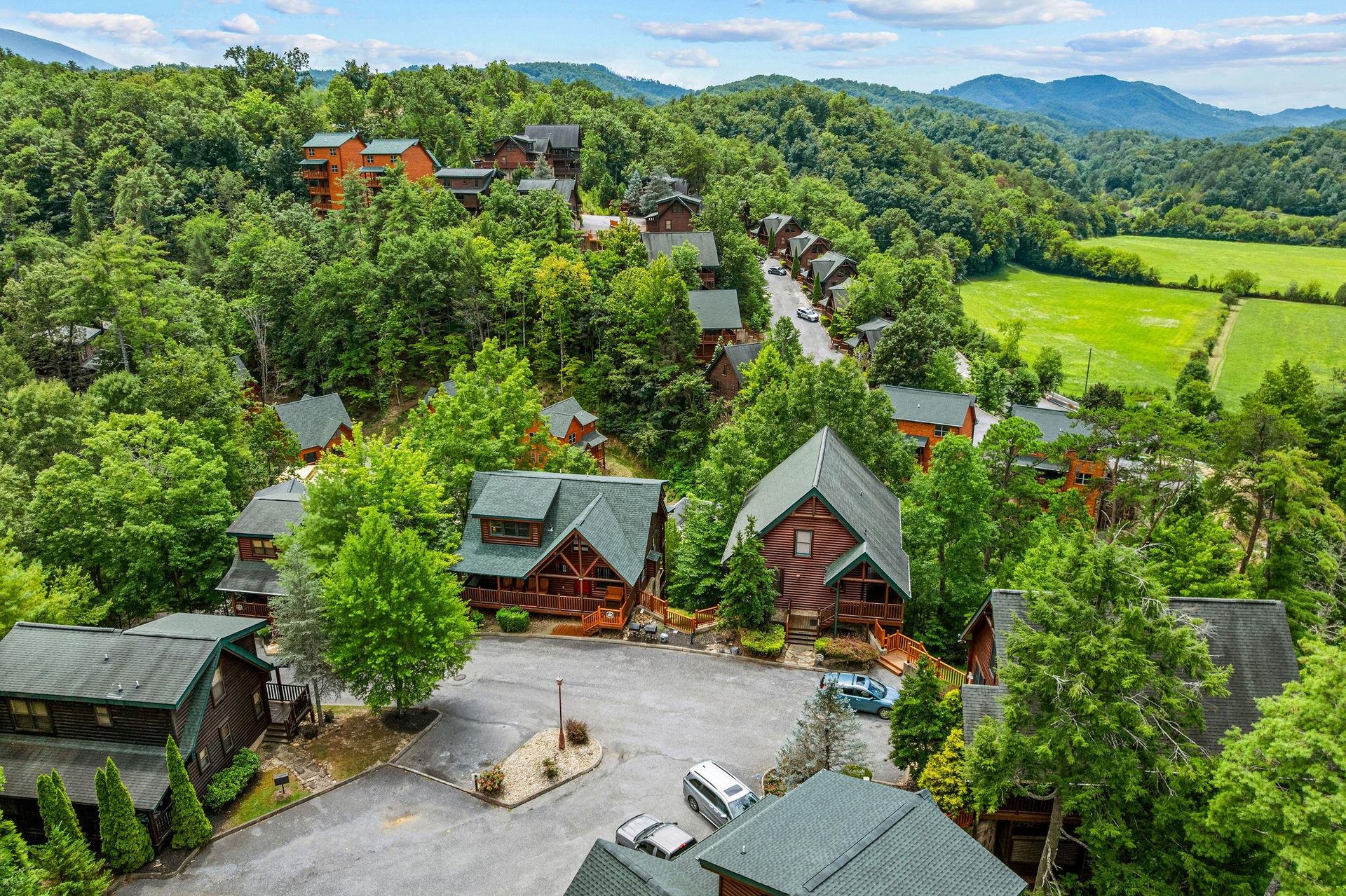 Aerial pictures around Loving Every Minute