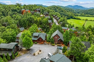 Aerial pictures around Loving Every Minute