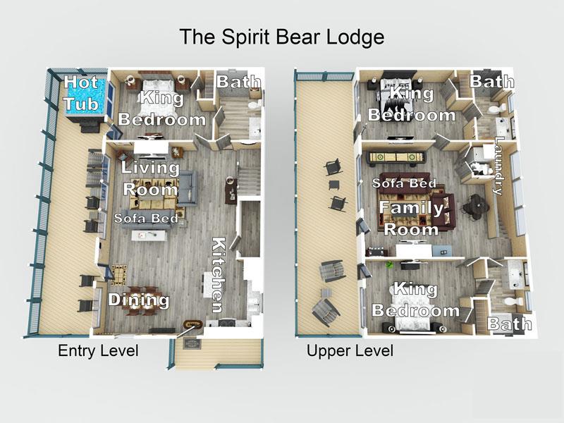 The Spirit Bear Lodge Floor Plan
