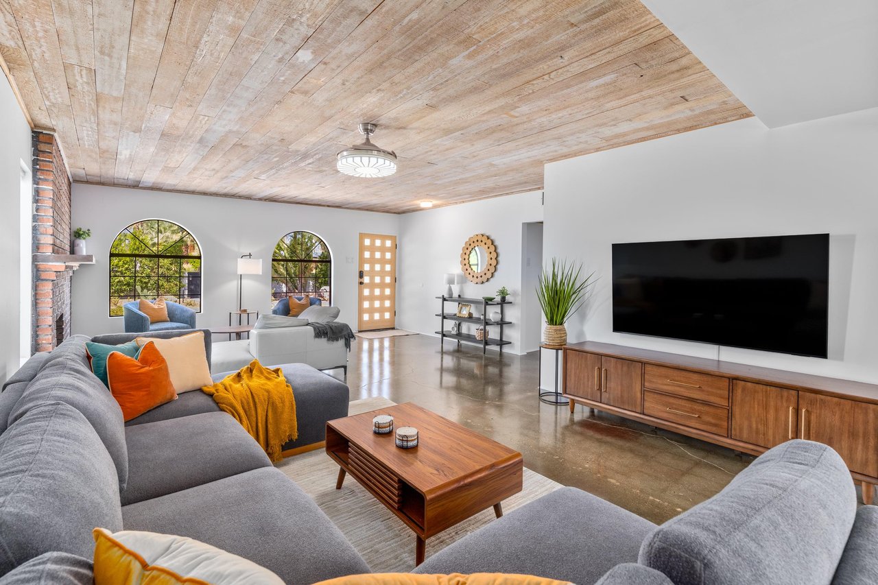 Comfy and inviting living room