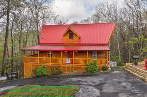 Front of Honey Bear Cabin
