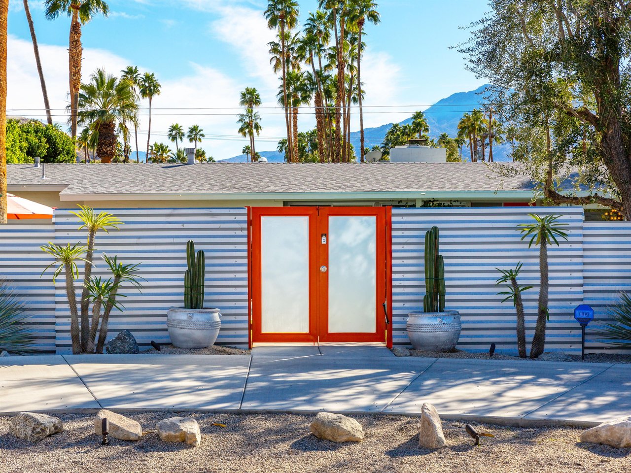 Colorful entryway