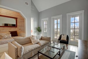 Living Area with Balcony Access