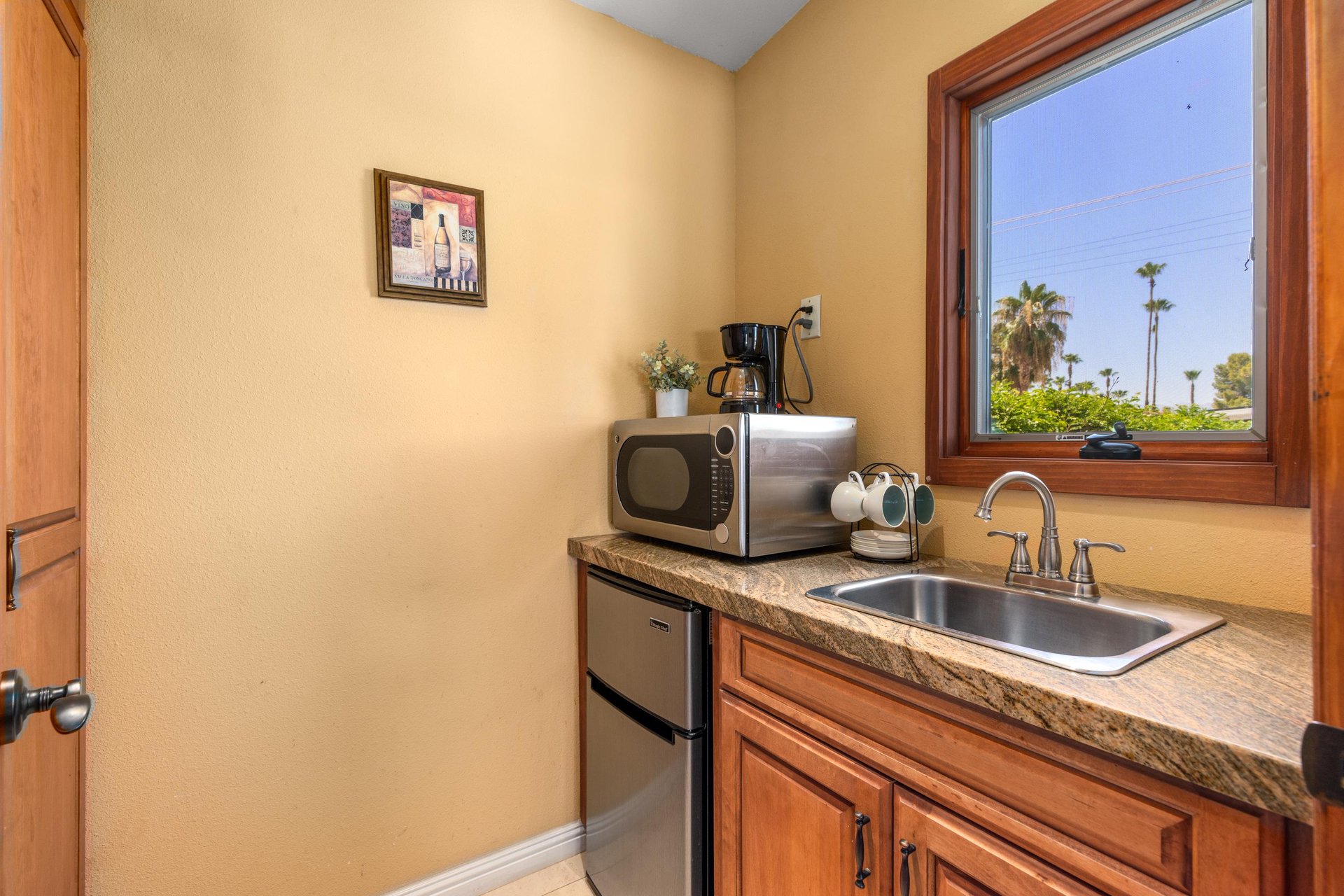 Kitchenette.