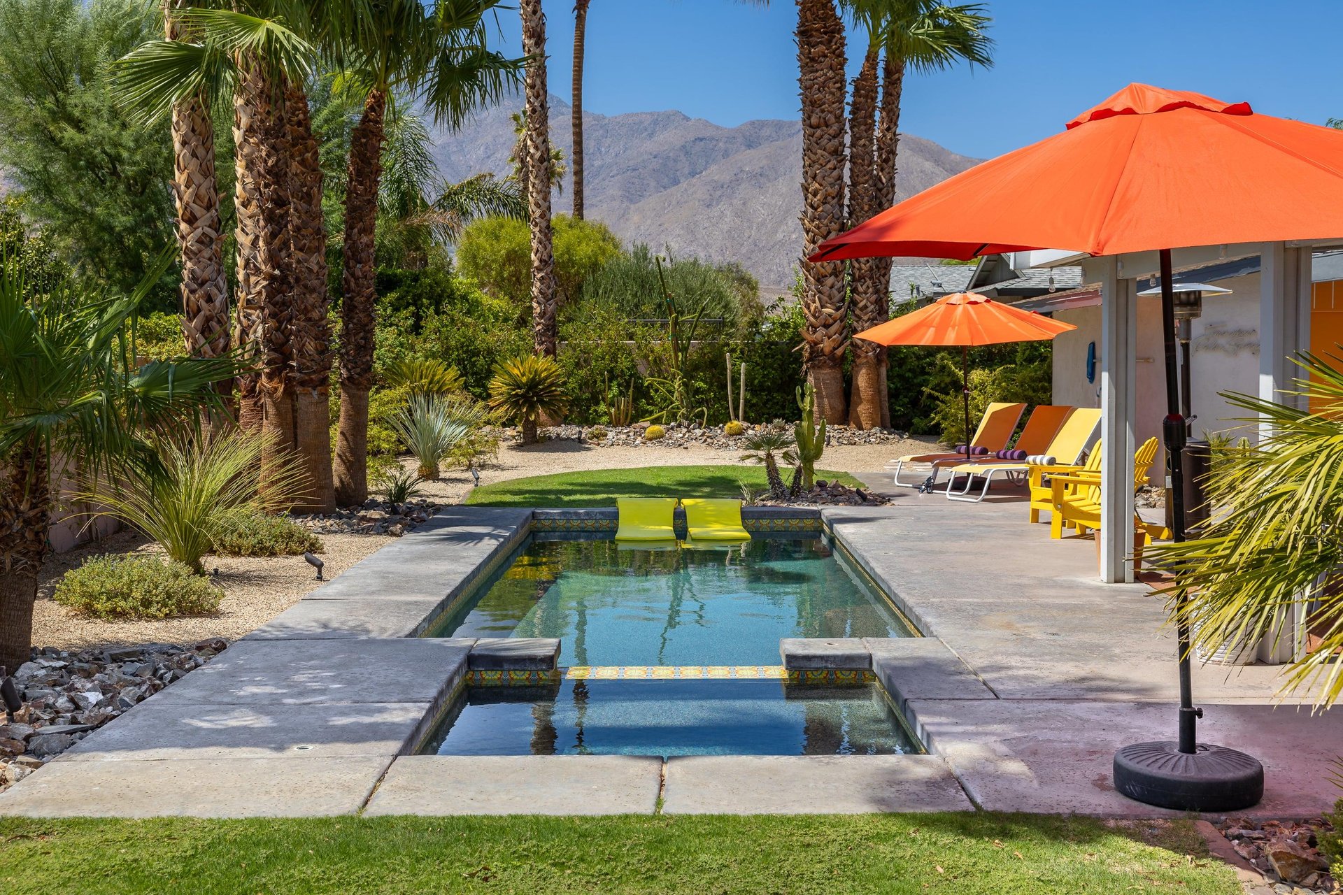 Amazing mountain views from the Pool deck