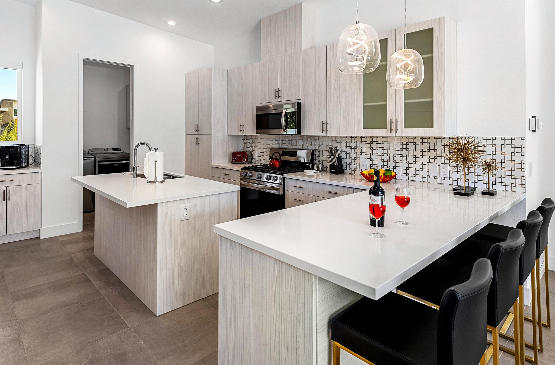 Well stocked kitchen